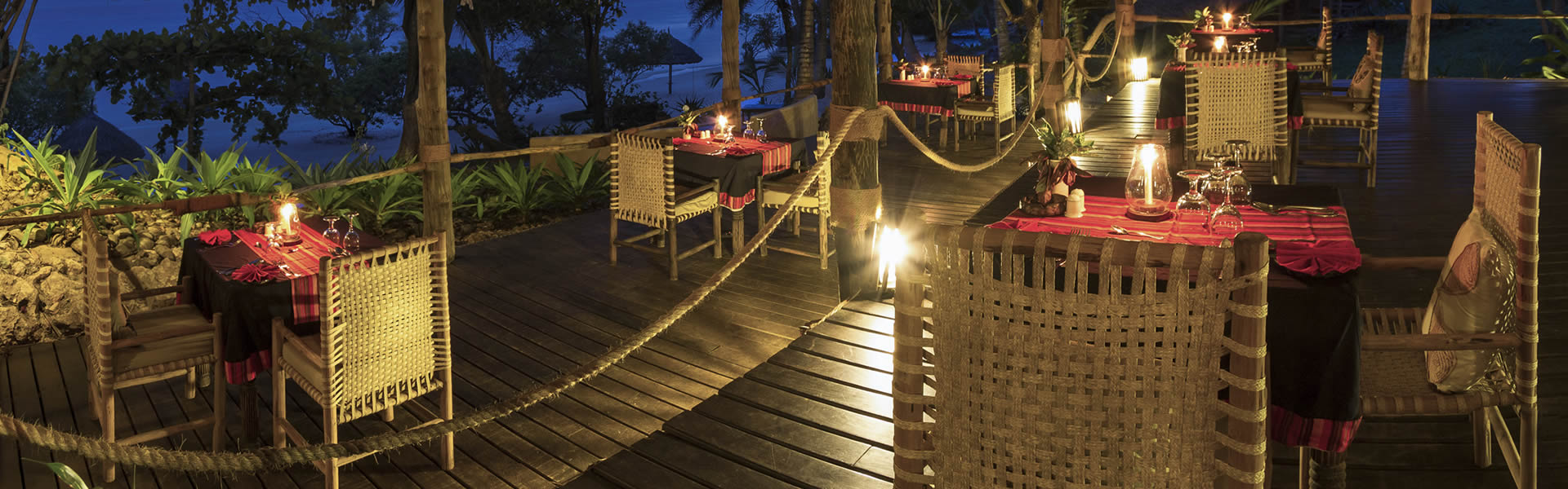 Restaurant at night