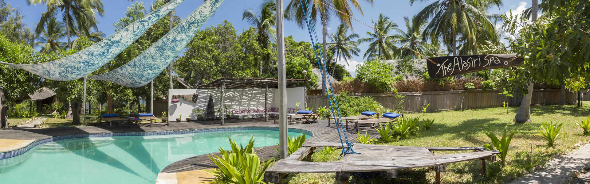 Pool and Alasiri garden spa